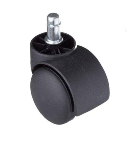 Sandalye Tekeri Geçmeli Pimli Siyah Yerli