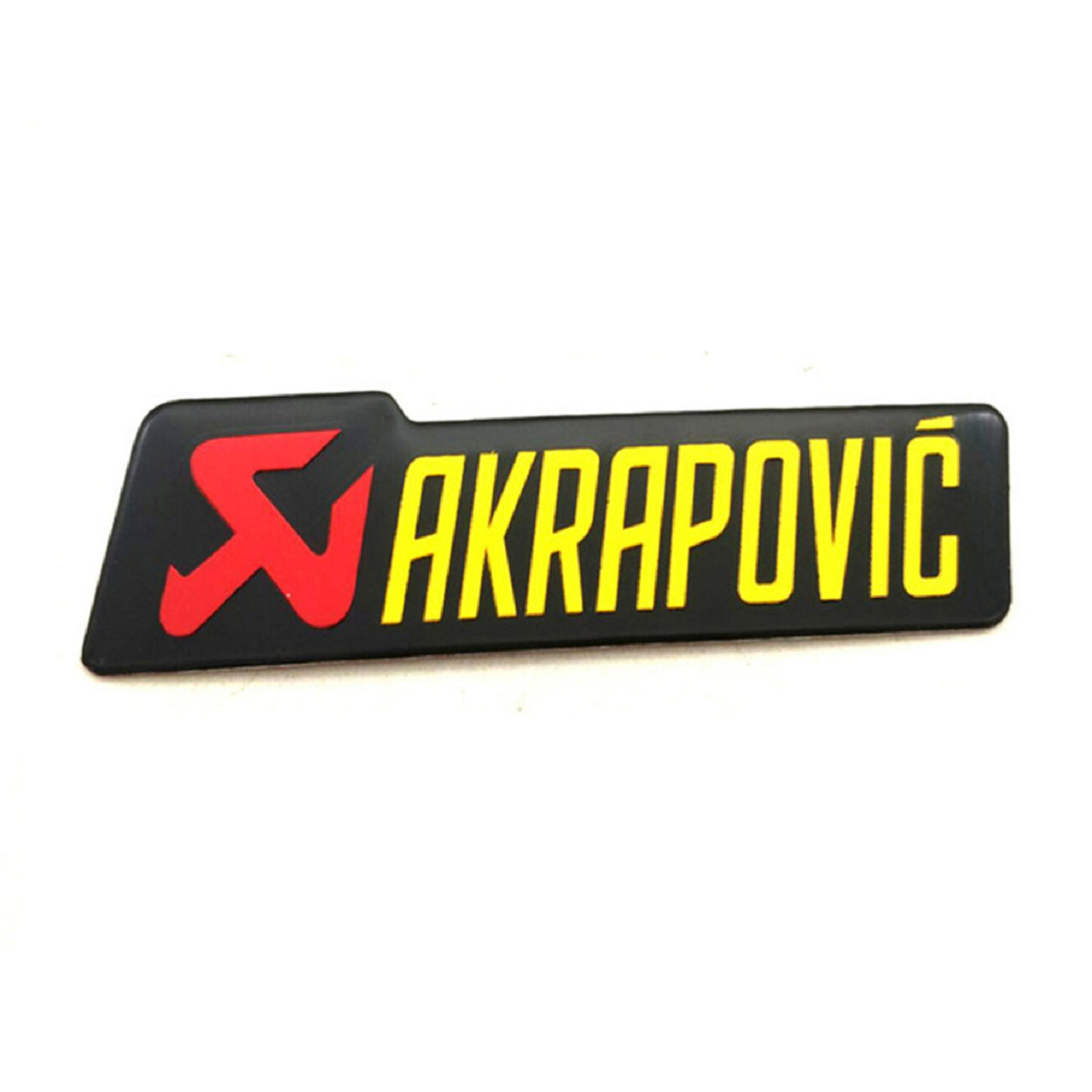 Motosiklet Egsoz Sticker Yanmaz AKRAPOVİC Sarı RENİXPART