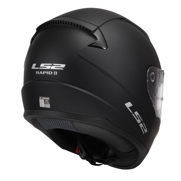 LS2 Rapid 2 Kask Mat Siyah Beden: S