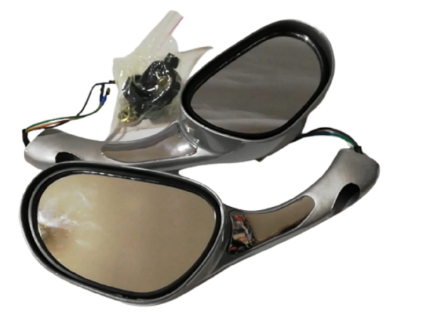 Scooter 150 Serisi Ayna Takımı Sinyalli Gri Prc