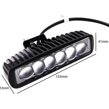 Knmaster Olana 18W 6 Ledli Motosiklet/ Off Road Led Sis Farı