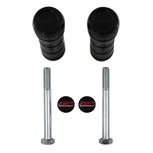 Honda Forza 250 2018-2025 Uyumlu Egzoz Koruma Takozu Siyah GP Kompozit