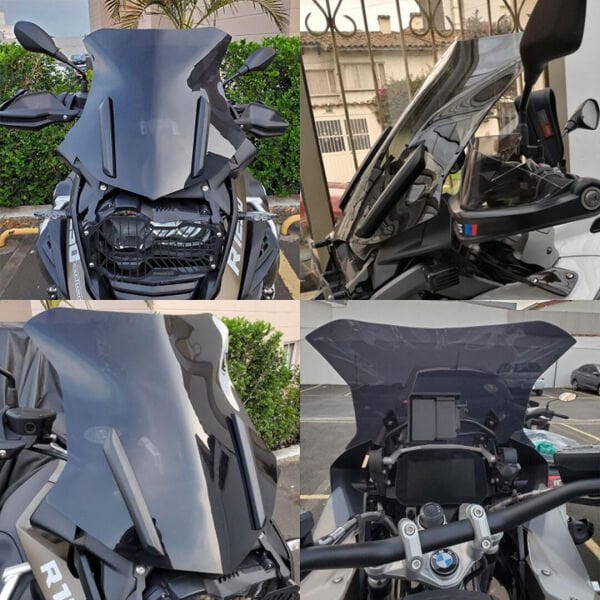 BMW R1200GS/R1250GS 2013-2024 Uyumlu Ön Cam Siyah KNMASTER