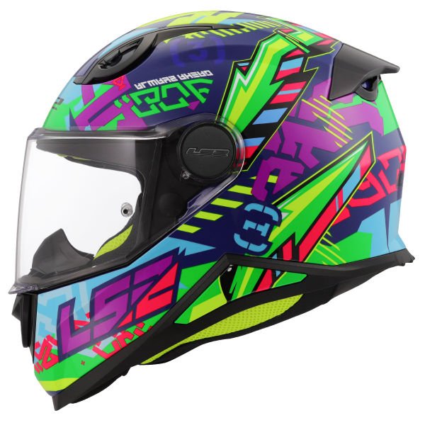 LS2 Kid Svent Mavi-Yeşil Çocuk Kask Beden: L