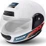 Motosiklet Kask WGX Adventure S-M-L-XL Beyaz Carbon WOGEN