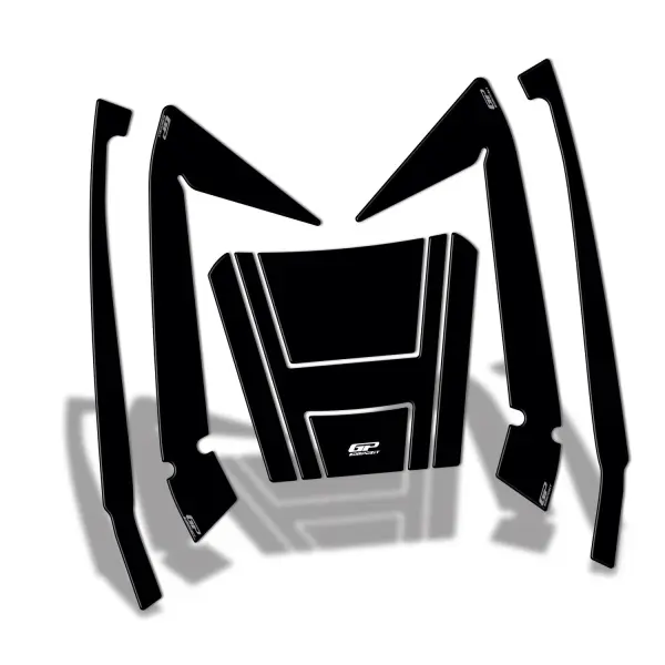 Honda Forza 250 2018-2025 Uyumlu Çanta Pad Seti Siyah GP Kompozit