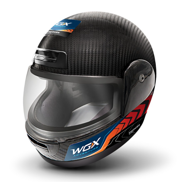 Motosiklet Kask WGX Adventure S-M-L-XL Siyah Carbon WOGEN