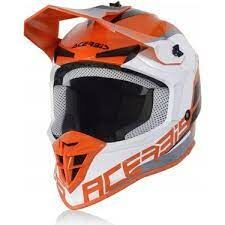 Acebis Linear Kask Turuncu Beyaz Beden: M (Gözlük Hediyeli)