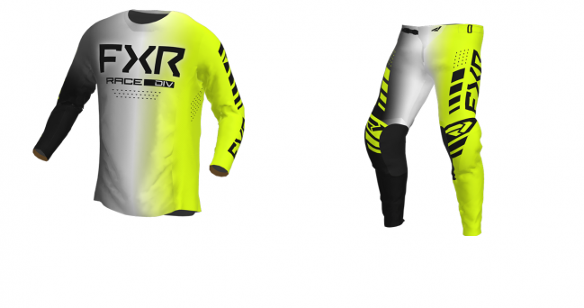 FXR Jersey Pantolon Takımı Gri-Sarı Beden: 36-XL