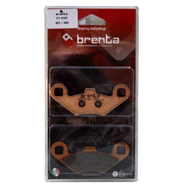 Motosiklet Fren Balatası Disk Sinter Metal FT4157 Brenta