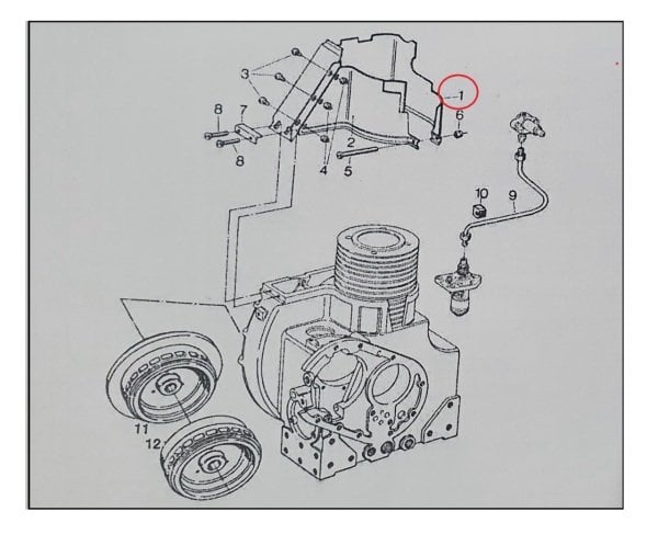 Pancar E-89 Soğutma Sacı Büyük Kırmızı Orjinal