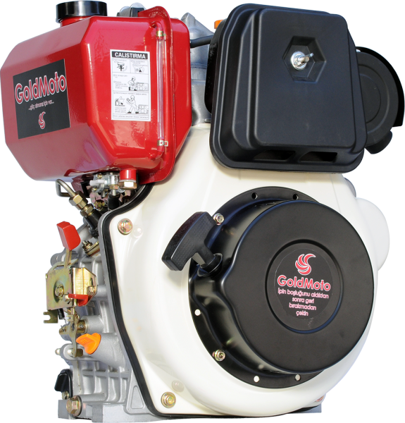 Goldmoto Gm186fae-b Dizel Motor Marşlı 10 Hp Krank Kamalı