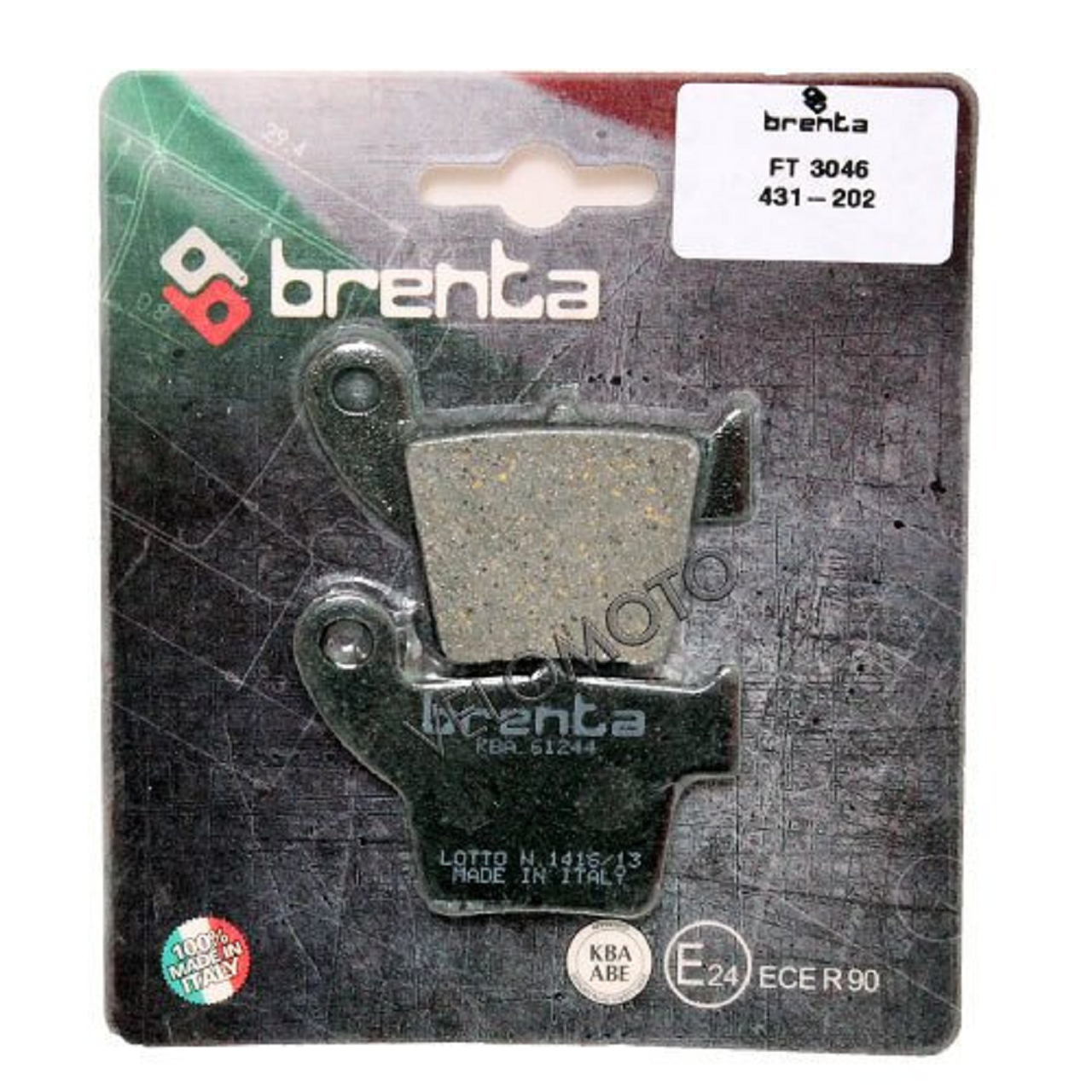 Apache XZ250R Fren Balatası FT3046 Organik Brenta