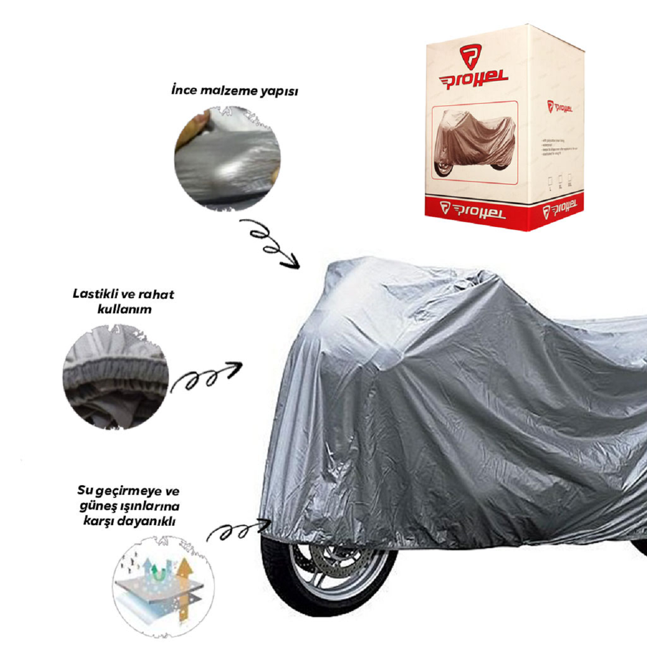 Motosiklet Branda Beden:3XL Prohel