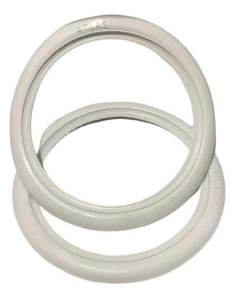 Motosiklet Lastik Yanak Beyaz 10j 2li Atlas