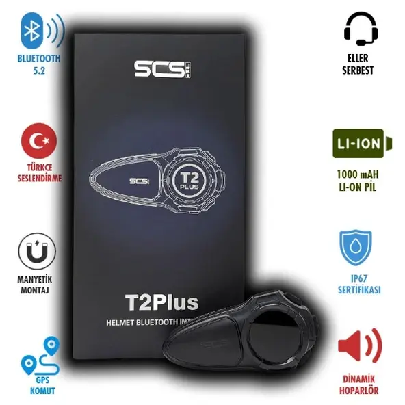 SCS T2 Plus Bluetooth İntercom