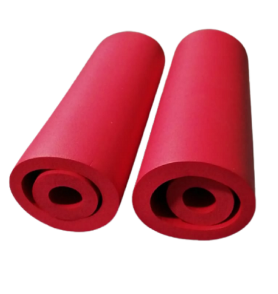 Motosiklet Elcik + Fren Kolu Süngeri Kırmızı Empar