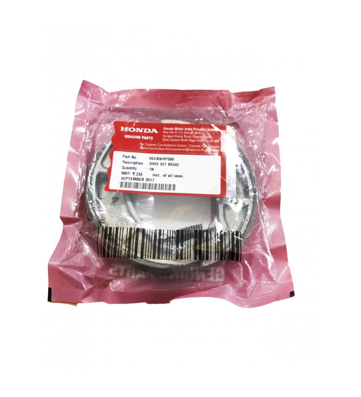 Honda Activa-Fizy-Dio-Alfa Arka Fren Balatası Orjinal