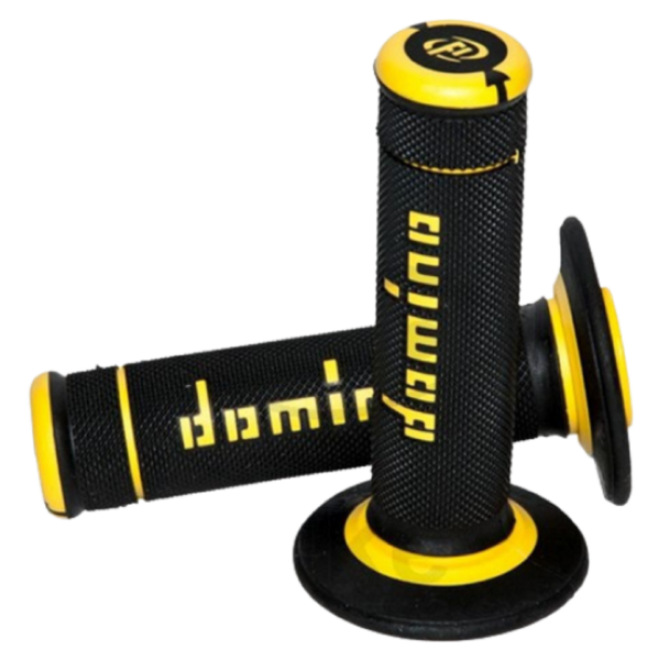 Motosiklet Elcik Lastik Takımı 120mm Off-Road Siyah - Sarı DOMİNO