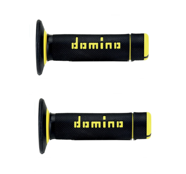 Motosiklet Elcik Lastik Takımı 120mm Off-Road Siyah - Sarı DOMİNO