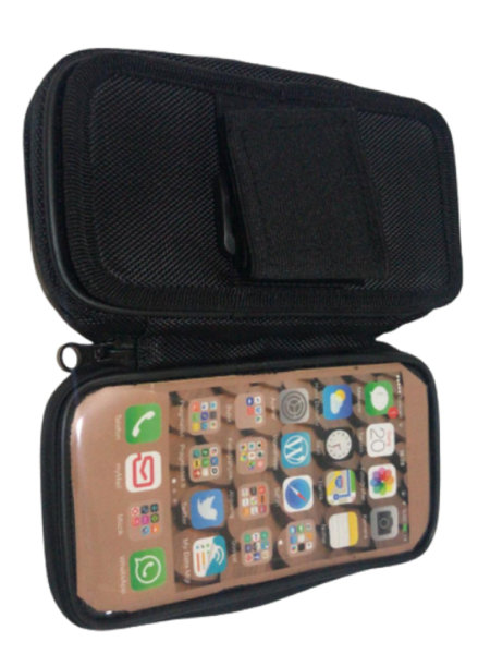 Motosiklet Telefon Tutucu Kol Cırtcırtlı Siyah Empar