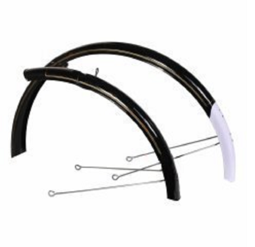 Bisiklet Çamurluk Takımı 26x2.00 Siyah Bisan