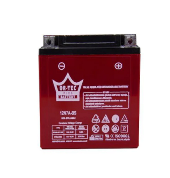 Akü 12V 7AH Activa Dik Ortec