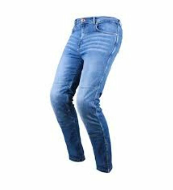 Motosiklet Kot Pantolon Korumalı 38 Beden (XXL) Mavi FORTE GT