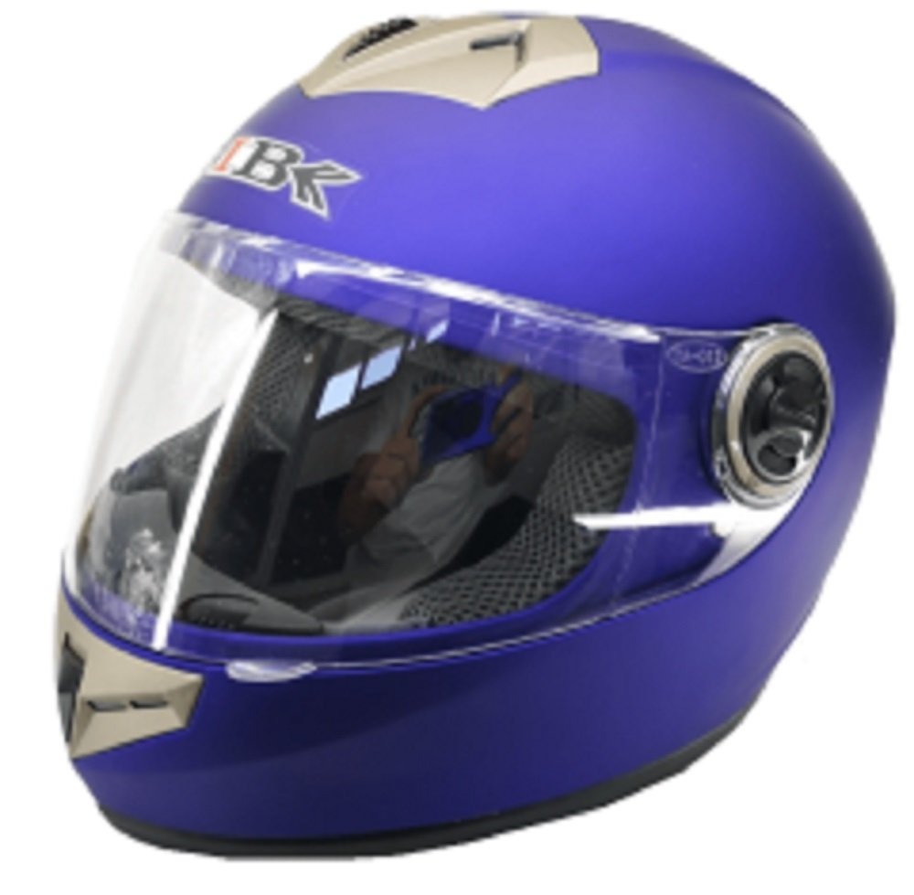 Motosiklet Kask Fullface Mat Mavi Beden:std Mbk