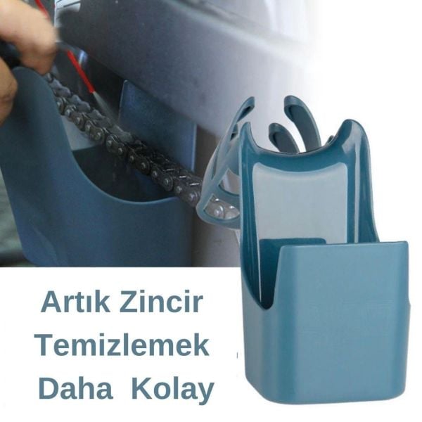 Motosiklet Zincir Temizleme Kabı NUKROTECH