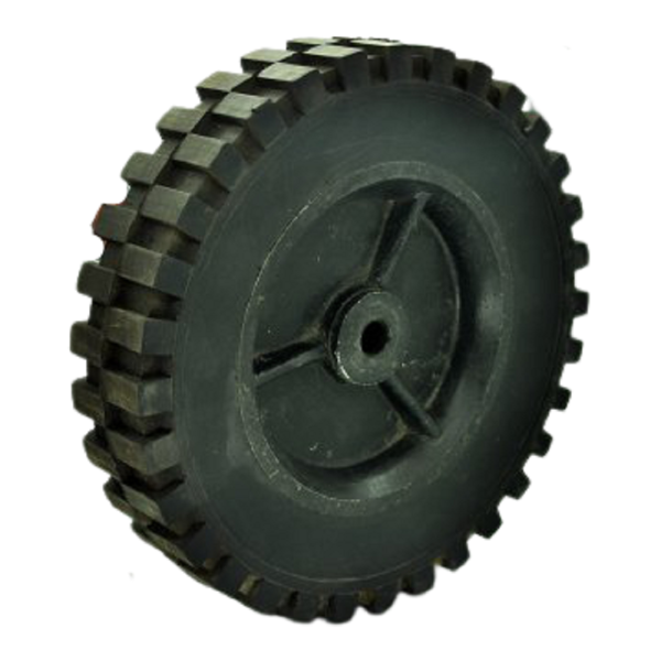 Çim Biçme Teker Düz Döküm Çap:20 Cm Mil:12 Mm Yerli