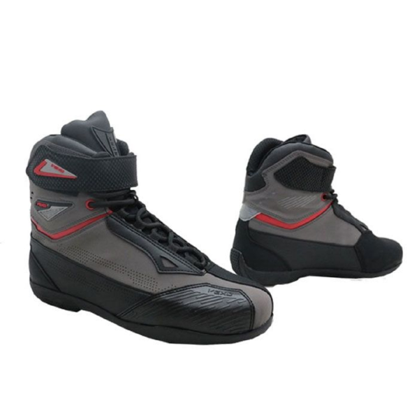 Motosiklet Bot Boxter Air Gri - Kırmızı Beden:42 Vexo