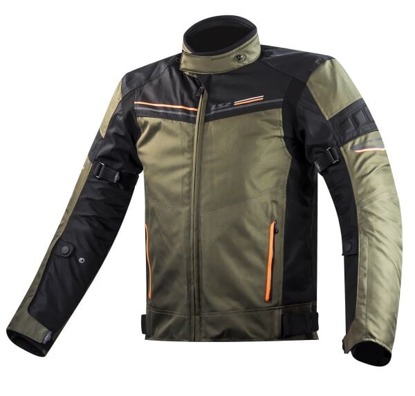 LS2 Shadow Mont Haki-Siyah-Neon Turuncu Beden: XL