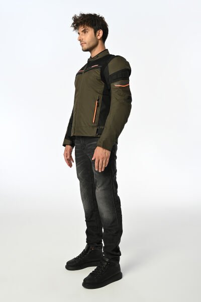 LS2 Shadow Mont Haki-Siyah-Neon Turuncu Beden: XL