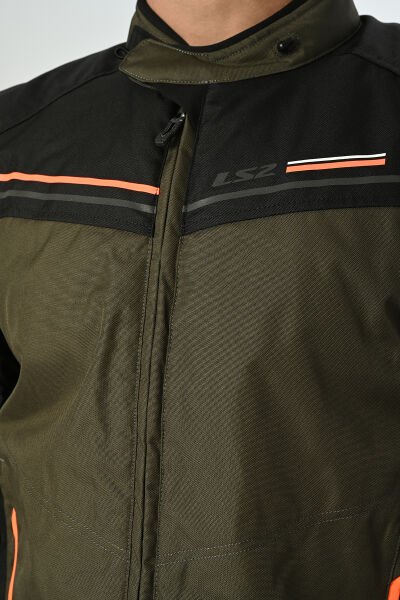 LS2 Shadow Mont Haki-Siyah-Neon Turuncu Beden: XL