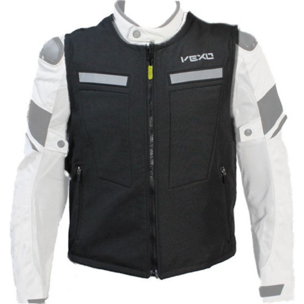 Motosiklet Reflektif Yelek Korumalı Çift Taraflı Beden: XL Vexo