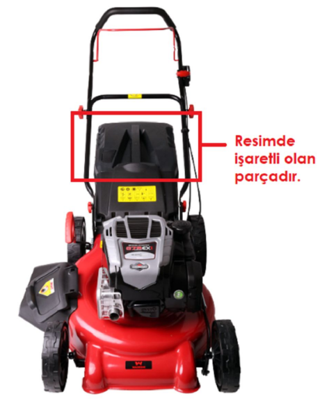 Goldmoto WR51 Çim Sepet Üst Kapağı Orjinal