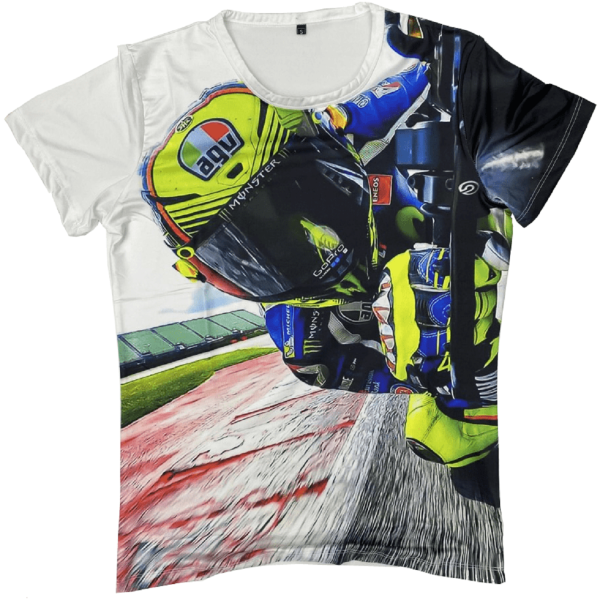 Motosiklet T-Shirt AGV Baskılı Erkek Beden:L MTS