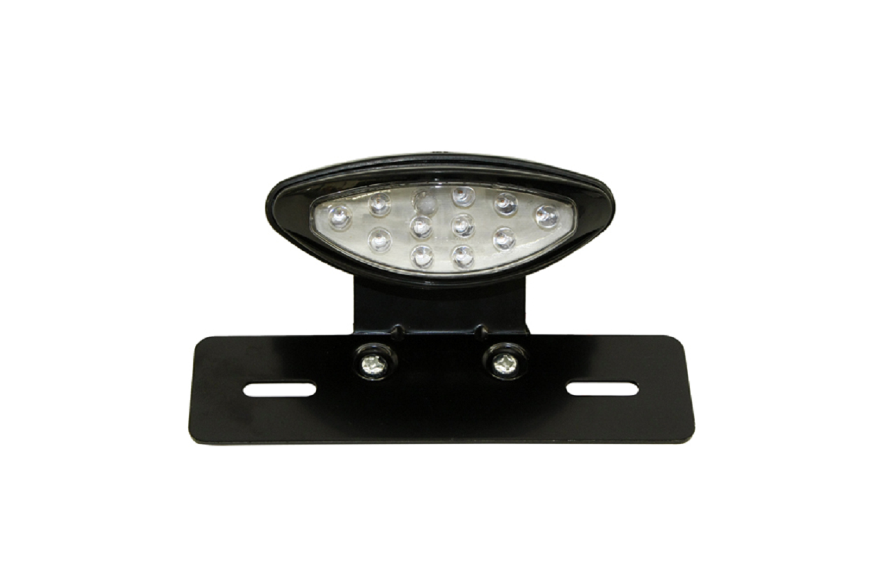 Motosiklet Ünversal Stop Ledli Siyah Deltaforce