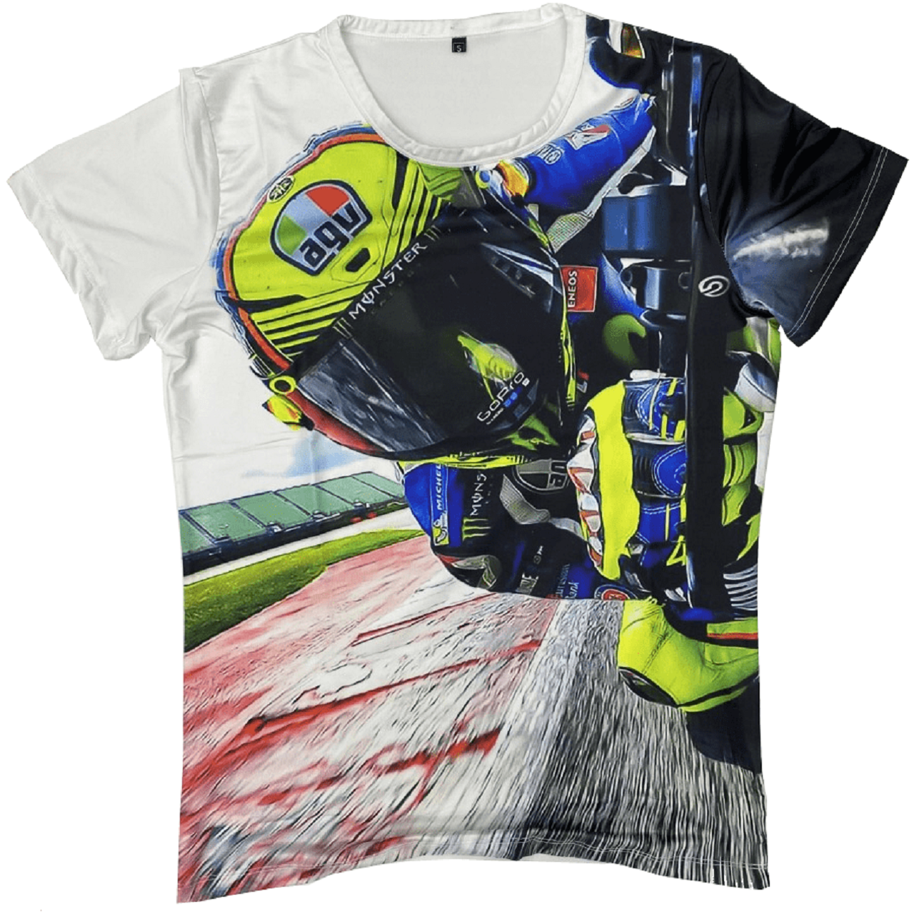Motosiklet T-Shirt AGV Baskılı Erkek Beden:M MTS