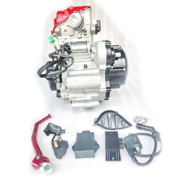 Zongshen ZS450 Komple Motor 4 Subaplı (Beyin + Tesisat + Kollar + Karbüratör Dahil)