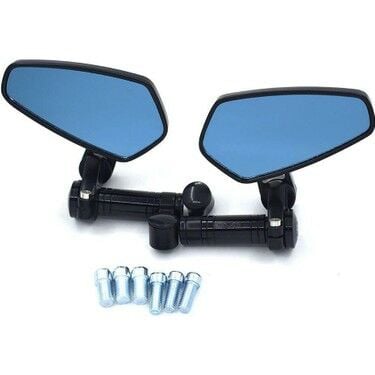 Motosiklet Ayna Takımı Katlanır Tip 8mm-10mm Uyumlu Aparatlı Renixpart