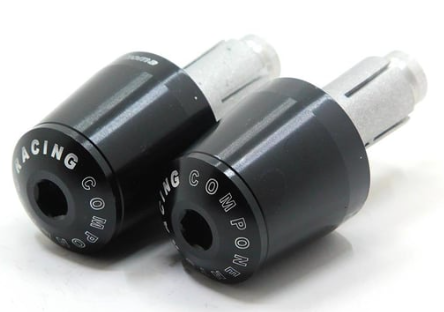 Motosiklet Gidon Topuzu Takımı Racing Modeli Siyah Kutulu Siyah Renixpart