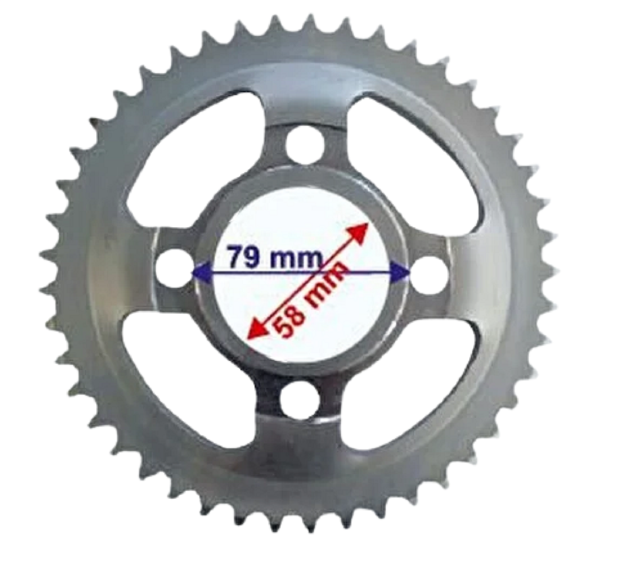 Mondial 150-200 X-Treme Arka Dişli 428-45T İç Çap:58mm Çanaklı Empar