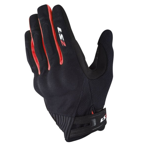 LS2 Dart 2 Eldiven Siyah-Kırmızı Beden: L