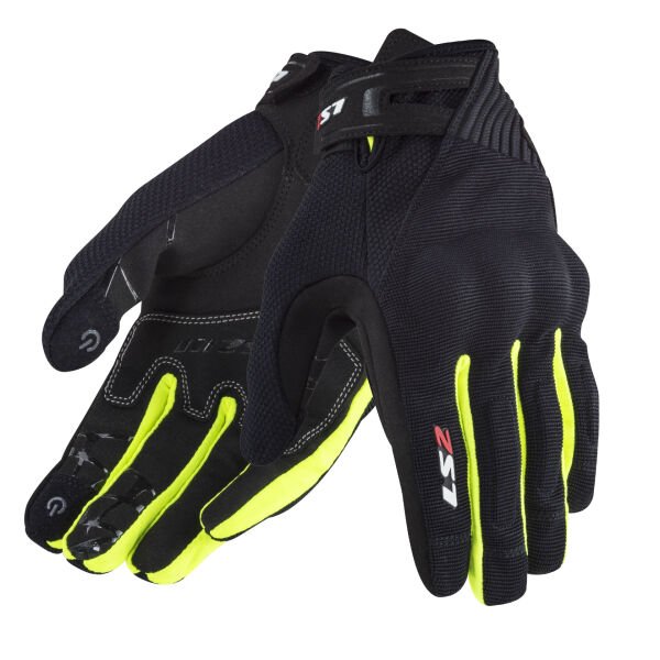 LS2 Dart 2 Eldiven Siyah-Neon Sarı Beden: M