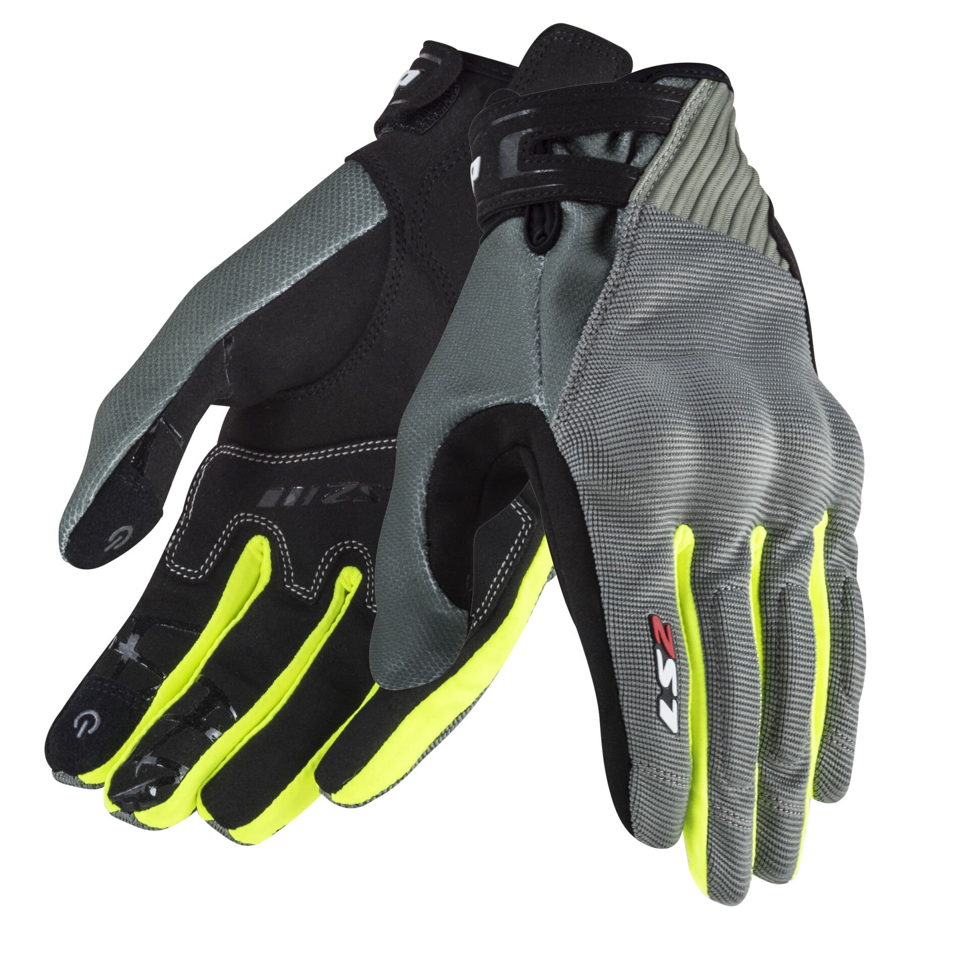 LS2 Dart 2 Eldiven Gri-Neon Sarı Beden: L