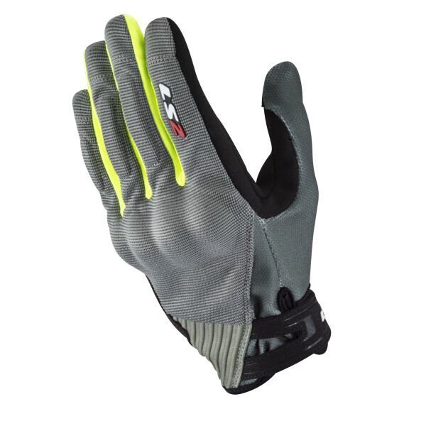 LS2 Dart 2 Eldiven Gri-Neon Sarı Beden: L