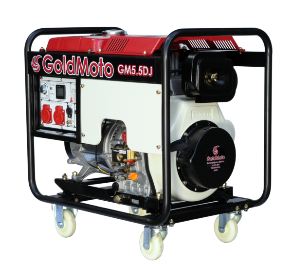 Goldmoto Gm5 5dj Dizel Jeneratör Marşlı Monofaze Tekerli