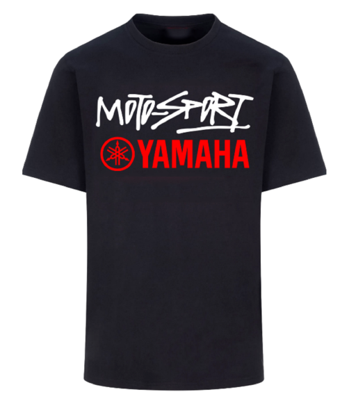 Motosiklet T-Shirt YAMAHA MOTOSPORT Siyah Beden:S MTS